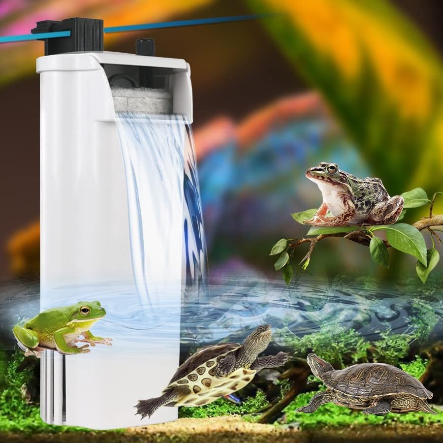 Turtle aquarium outlet filter