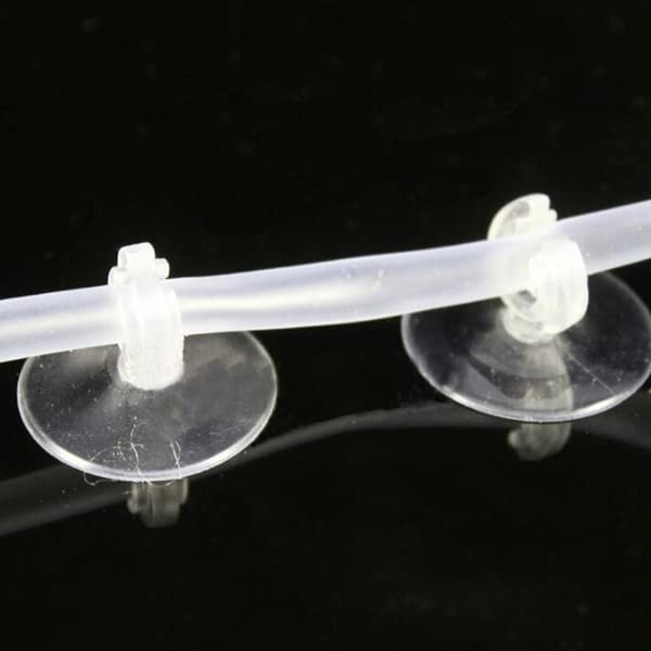 Petzlifeworld (Model A) Transparent Airline Oxygen Tube Suction Cup for Aquarium Fish Tank