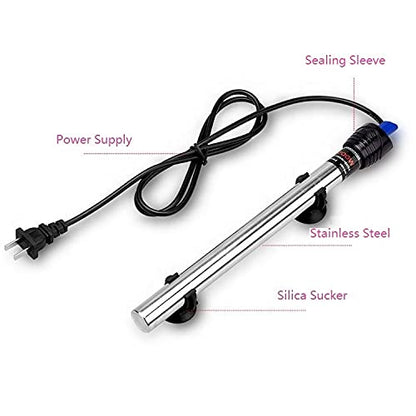 Sobo HC Series 200W Submersible Stainless Steel Aquarium Heater | Efficient Automatic Heating for Your Aquarium