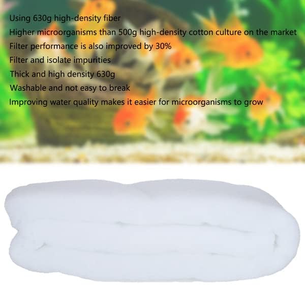 Petzlifeworld 6 in 1 Biochemical Filter Cotton White Sponge for Aquarium Top Filter Media