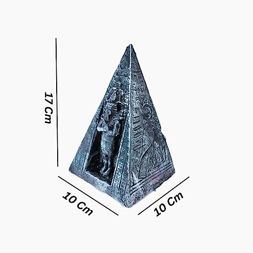 PetzLifeworld 6.5 Inch Ancient Egypt Pyramid for Aquarium and Home Decoration | 3D Structure | Hallow Fibre Material | Realistic Look