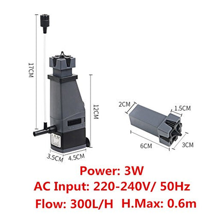 Sunsun JY Series Aquarium Fish Tank Surface Skimmer (JY-02 | 3W | 300L/H)