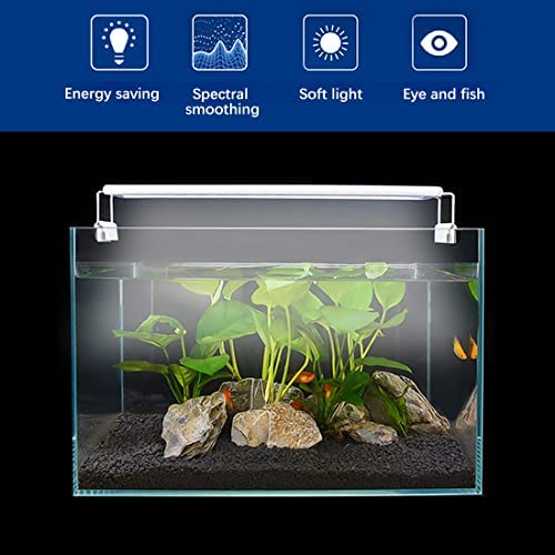 RS-T600 Suits for 60~70cm Tank Aquarium Ultra Thin Design Fish Light (Blue+White)