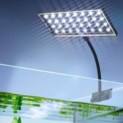 Neohelios Flat Nano S3 Pro (8Watts) High Brightness Vivid Solar Colour 10000K | Clip On Back Planted Aquarium Fish Tank Light by Petzlifeworld