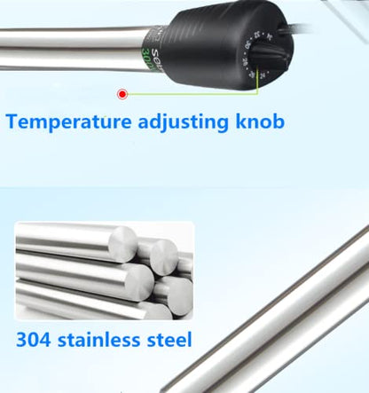 Sobo HC Series 100W Submersible Stainless Steel Aquarium Heater | Efficient Automatic Heating for Your Aquarium