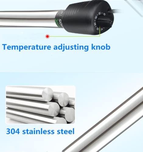 Sobo HC Series 300W Submersible Stainless Steel Aquarium Heater | Efficient Automatic Heating for Your Aquarium