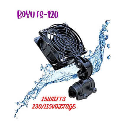 Boyu FS-120 Perfect Cooling Fan for Aquarium Fish Tank | Power : 15W