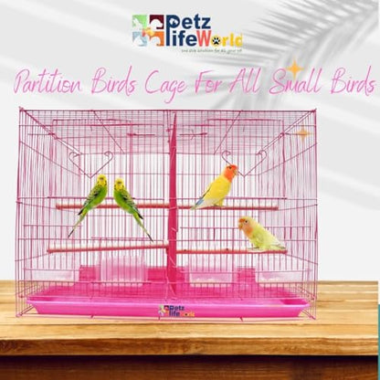 High Quality Powder Coated Rustproof 2 Feet Birds Partition Cage