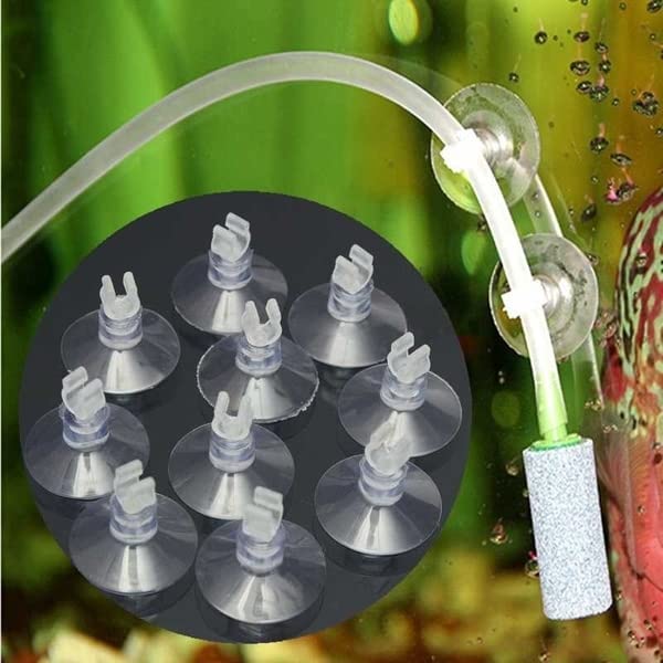 Petzlifeworld (Model B) Transparent Airline Oxygen Tube Suction Cup for Aquarium Fish Tank