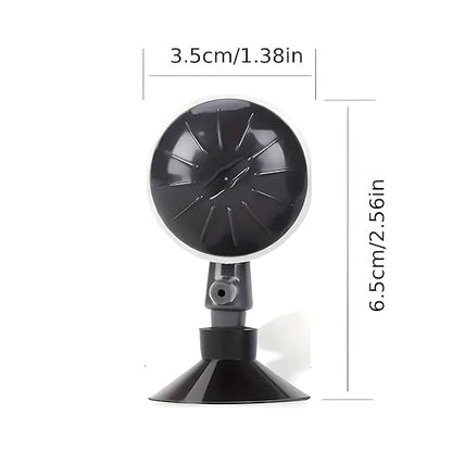 petzlifeworld 2 Pcs Aquarium Air Stone Bubble Diffuser, Black Plastic Dome with Strong Suction Cup for Hydroponics Air Pump Bucket Small Ponds Reservoir