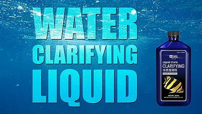 YEE Aquarium Fish Tank Water Clarifier | Quick Results | Makes Aquarium Fish Tank Crystal Clean in 12 Hrs