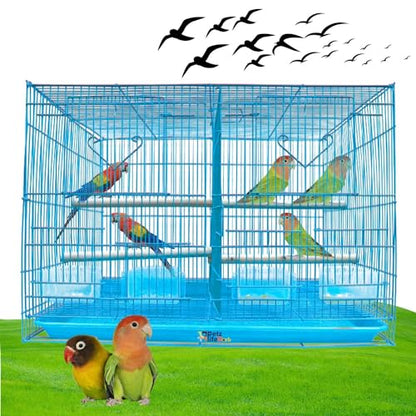 High Quality Powder Coated Rustproof 2 Feet Birds Partition Cage