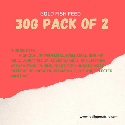 Aquatic Remedies Gene Eleven Goldfish Feed Also for Other Tropical Fish 30g (Pack of 2-60g)