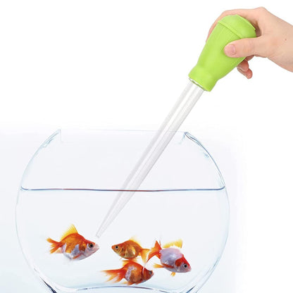 Nepall NYN-002 Manual Small Fish Tank Suction Water Changer, Dropper Pipette Turkey Baster Fish Waste Remover, Aquarium Gravel Cleaning Straw Aquarium Tool, 45ML