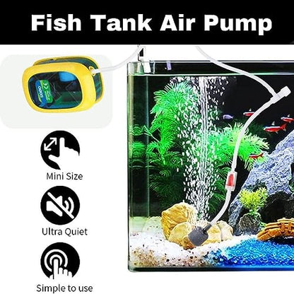 Sobo SB Series Silent Aquarium Oxygen Air Pump with Accessories (Air Tube, Check Valve & Air Stone, Controller) (SB-9903A)