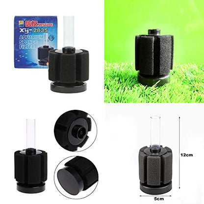 Xinyou XY-2835 Aquarium Mini Sponge Filter | Suits for Bowl and Upto 1.5 Feet Tank