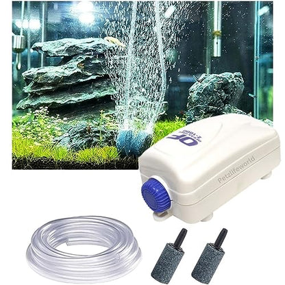 Ocean Free Z-2000 Zero Noise Aquarium Air Pump | Power: 2.5W | Flow: 2400 cc./min