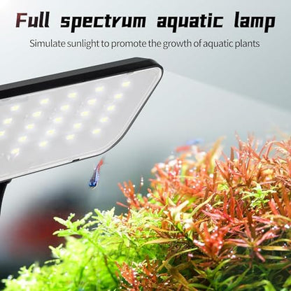 RS Electricals RS- S8 | 8 Watts Clip On Aquarium LED Light Suitable for 20-30 Cm Fish Tank