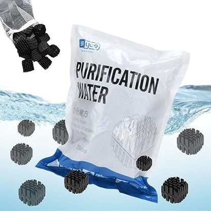 YEE Rubik Cube Water Purification Multiple Mesh Structure Microbial Culture Medium Filter Media for Aquarium Fish Tank (260 G)