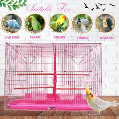 High Quality Powder Coated Rustproof 2 Feet Birds Partition Cage