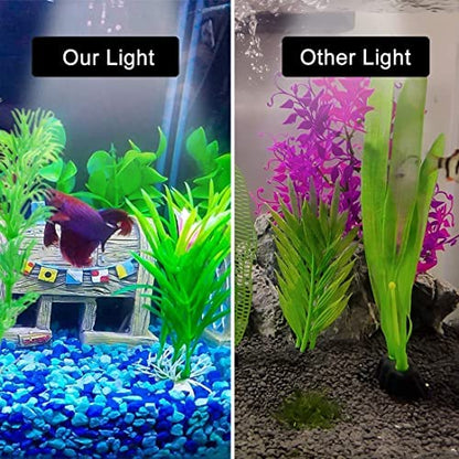 RS-T600 Suits for 60~70cm Tank Aquarium Ultra Thin Design Fish Light (Blue+White)