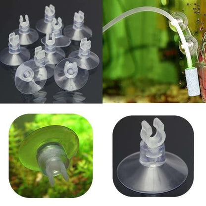 Petzlifeworld (Model B) Transparent Airline Oxygen Tube Suction Cup for Aquarium Fish Tank