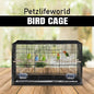 PetzLifeworld 1.25 Feet (15 Inch ) Small Birds Cage Birds Cage For Budgies, Finches, Love Birds, Cocktails, Conures & All Small Birds With Free Hanging Toys