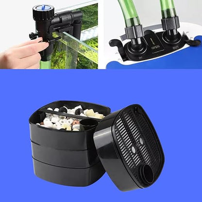 Sunsun HW-3000 Digital Display Canister Filter Built in 9W UV Sterilizer with Adjustable Flow Contorl for Aquarium Fish Tank