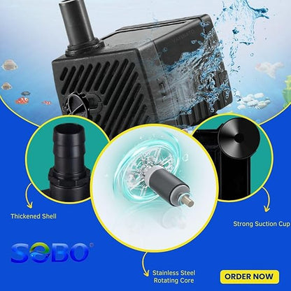 SOBO WP Series  Aquarium Energy Saving Submersible Pump