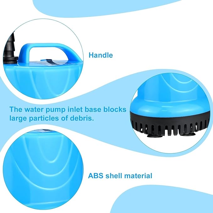 PetzLifeWorld Bottom Suction Low Water Level Dry Run Safe Submersible