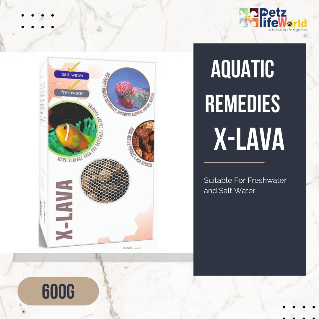 Aquatic Remedies X-Lava Filter Media, 800ML (600G) (Pack of 2)