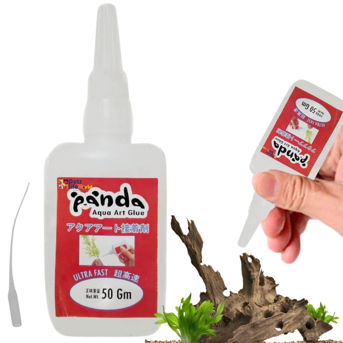 Petzlifeworld 50Gram Panda Glue for Aqua Scaping