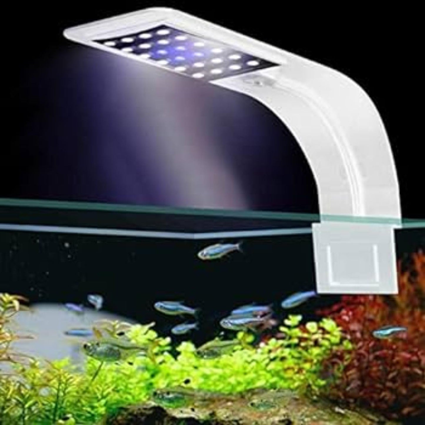 Petzlifeworld M-280 (White) Super Slim LED Aquarium Light Fit for 1~3 Feet Tank