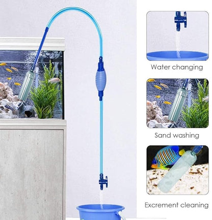 BOYU BY-28 Instant Siphon Gravel Cleaner For Aquarium Fish Tank Cleaning