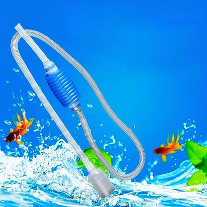 PetzLifeworld Blue Fish Tank Water Changer Aquarium Syphon 1.5 M Aquarium Maintance Tools