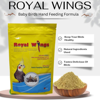 Star Farms  Royal Wings Hand Feeding Formula With Hand feeding syringe