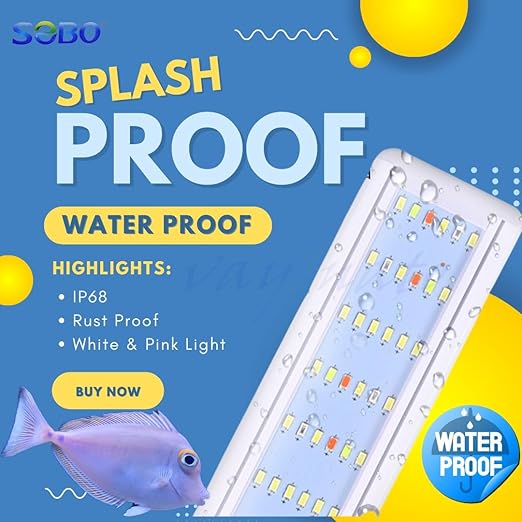 Sobo AL - COB Series White With Pink High Brightness Aquarium LED Light