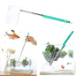 Nepall Extendable RustProof Stainless Steel Aquarium Small Fish and Shrimp Catching Fish Net | Length (17 CM to 53 Cm)