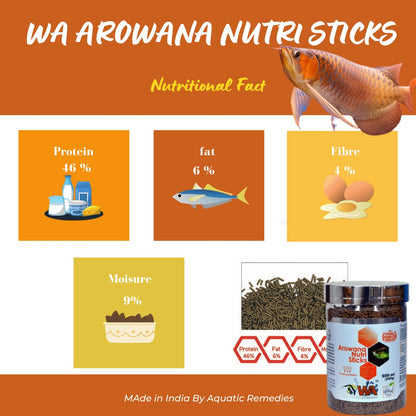 WA Arowana Nutri Sticks For Fish Food