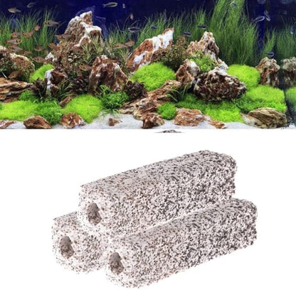 Petzlifeworld Ceramic Bio House Aquarium Filter Media (Grey Square - 15 CM)