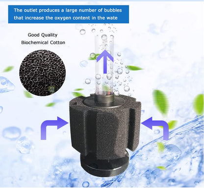 Xinyou XY-180 Super Biochemical Sponge Filter | Suits for Bowl and Up to 1.5 Feet Fish Tank