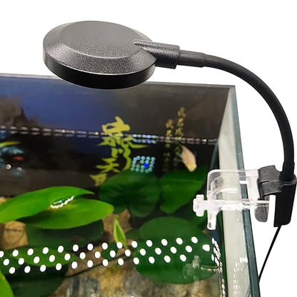 Petzlifeworld Aquarium Nano Mini Small Fish Tank Multimode Wrgb Adjustable Bowl Clip On Light