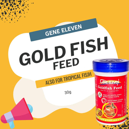 Aquatic Remedies Gene Eleven Goldfish Feed Also for Other Tropical Fish 30g (Pack of 2-60g)