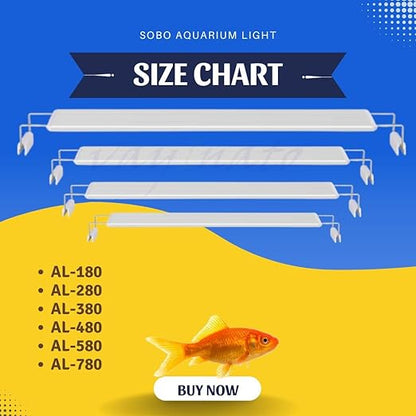 Sobo AL - COB Series White With Pink High Brightness Aquarium LED Light