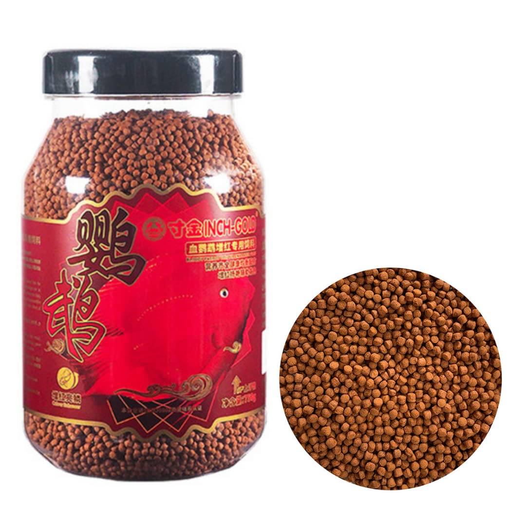 Inch Gold Red Parrot Color Enhancer Fish Food