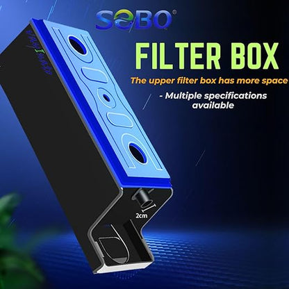 Sobo WP-1880F Aquarium Top Filter with 1 Feet Sponge | Power : 25W | Output : 880L/H