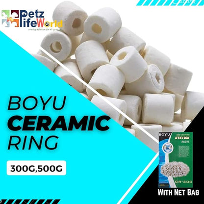 Boyu Ceramic Rings Filter Media For Aquarium Fish Tank