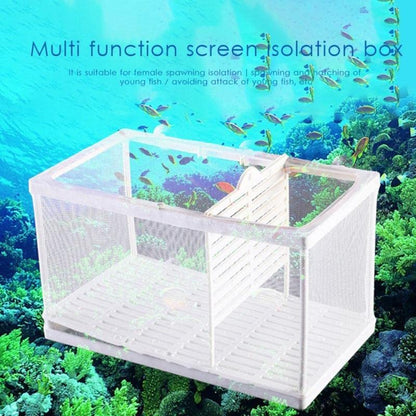 Boyu Aquarium Fish Breeding, Isolation, Hatchery Box for Fish Fry Net Box (Large NB-3202A Double with Bottom Tray)