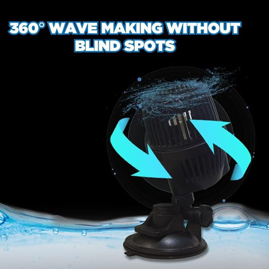 Sobo WP Series 360 Degree Flexible Rotation Single/Dual Powerhead Aquarium Super Wave Maker For Fresh & Marine Water Fish Tank