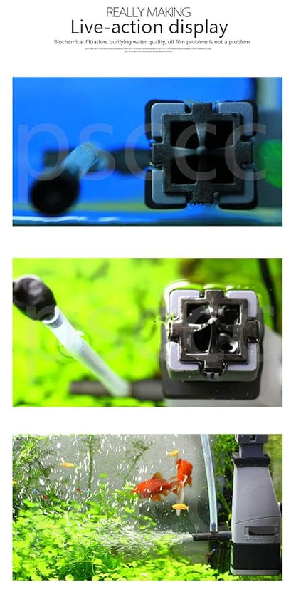 Sunsun JY Series Aquarium Fish Tank Surface Skimmer (JY-02 | 3W | 300L/H)